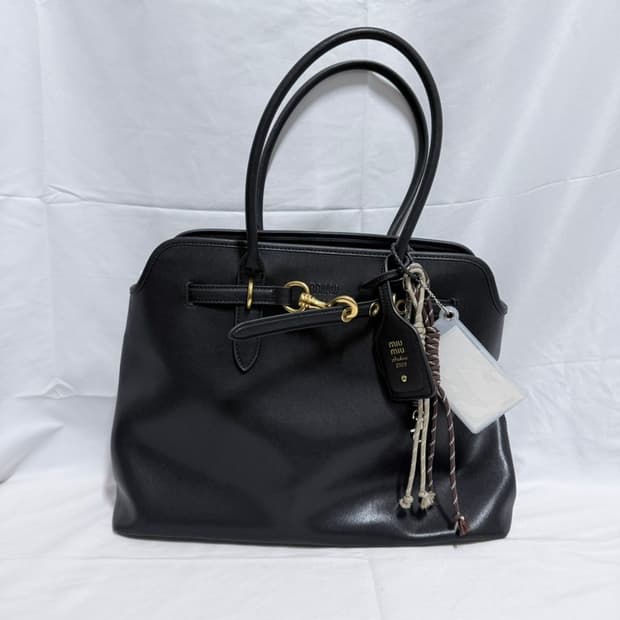 미우미우 아방뛰르 라지 블랙