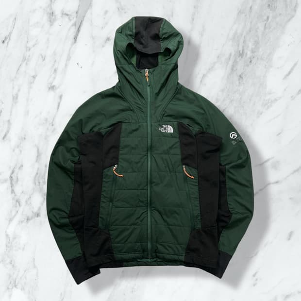 노스페이스 써밋시리즈 카키 하이브리드 자켓 