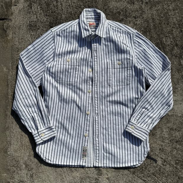 [XL] Houston 휴스톤 히코리 스트라이프 데님 셔츠