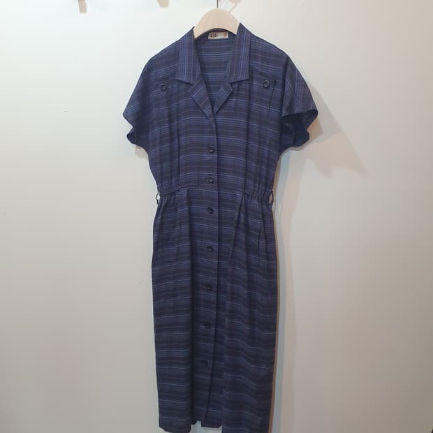 DAKS ENGLAND 빈티지 체크 원피스