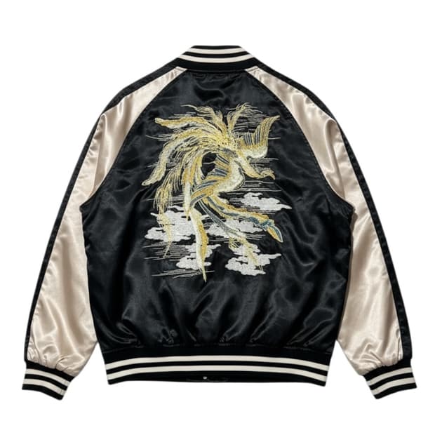 鏡花水月 Oriental Pheonix Embroidery Sukajan