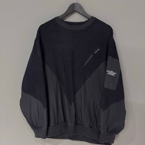 GU x Undercover 플리스 믹스 스웻셔츠 