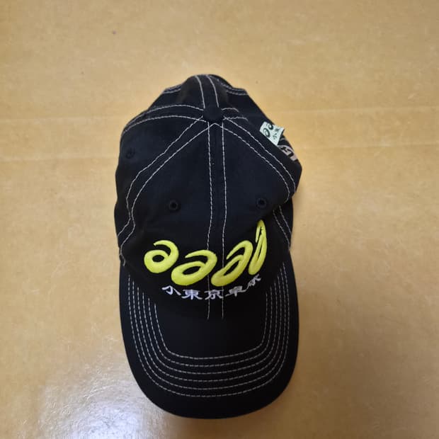 lttt asics 아식스 콜라보 볼캡 모자 블랙