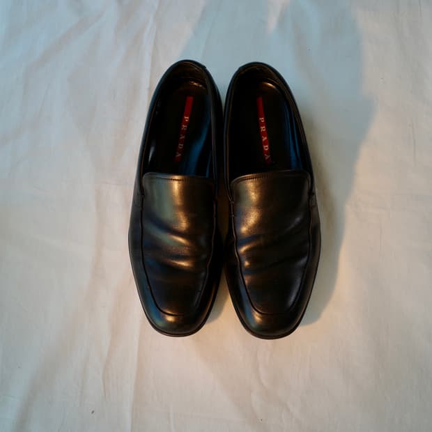 Prada Sport Leather Loafers