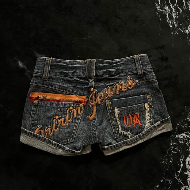 y2k로우라이즈 숏팬츠