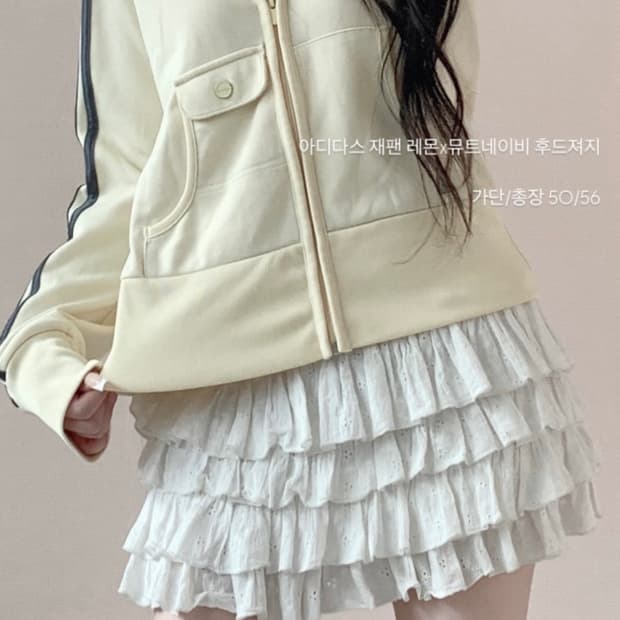 오월빈티지 아디다스 레몬 뮤트네이비 져지