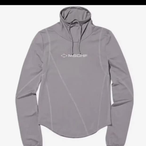 구함) 미스치프 드레이프드 터틀넥 그레이 S