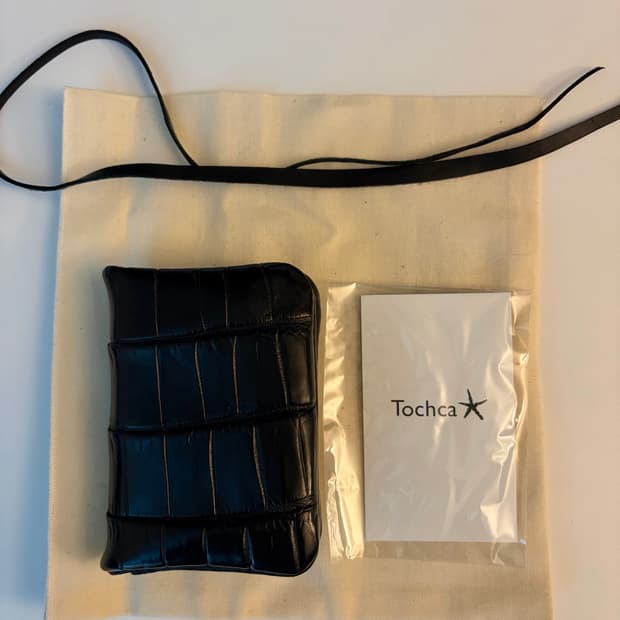 토치카 porosus crocodile x guidi calf 지갑