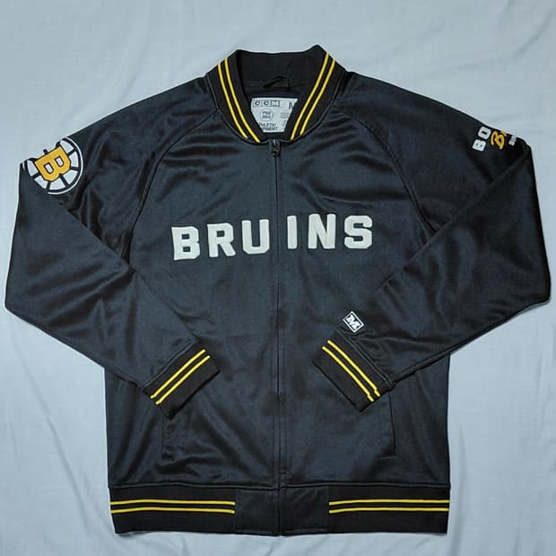 [NHL 정품] CCM 보스턴 브루인스 자수 트랙 재킷 (M)