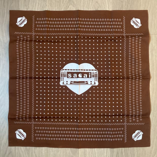 sacai 사카이 칼하트 콜라보 반다나 스카프 / 새상품