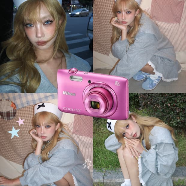 엔시티,에스파 인기!) Nikon Coolpix S3600 빈티지디카