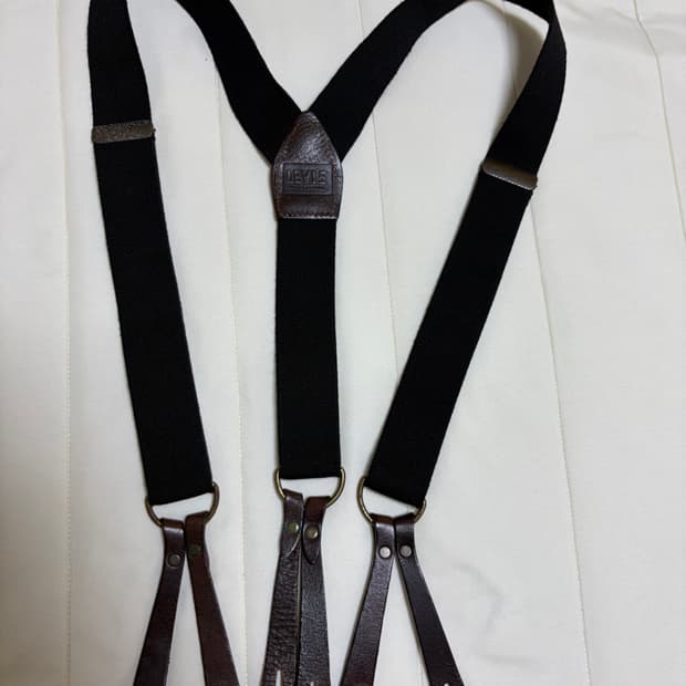 리바이스빈티지클로딩 LVC 서스펜더 블랙