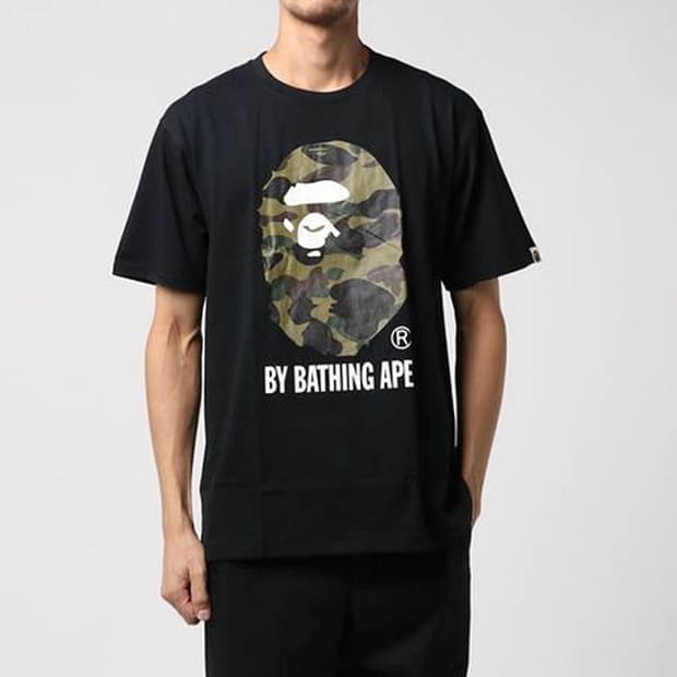 베이프 퍼스트 카모 바이 베이싱 에이프 반팔 티셔츠