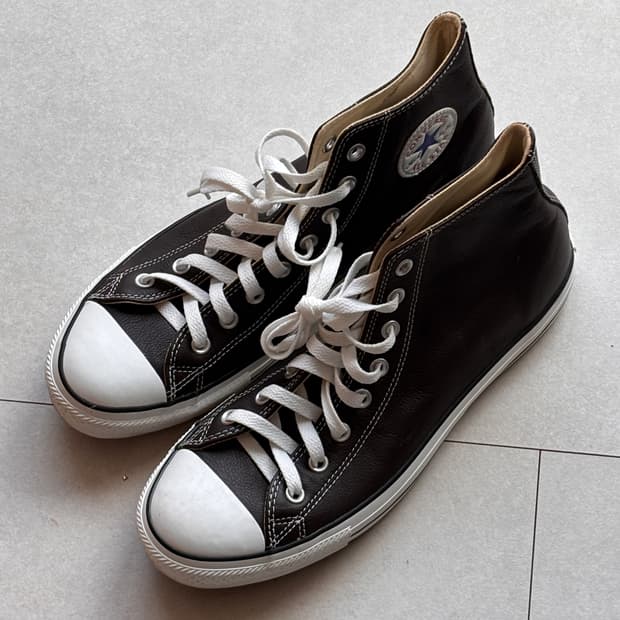 컨버스 올스타 레더 하이 브라운 290