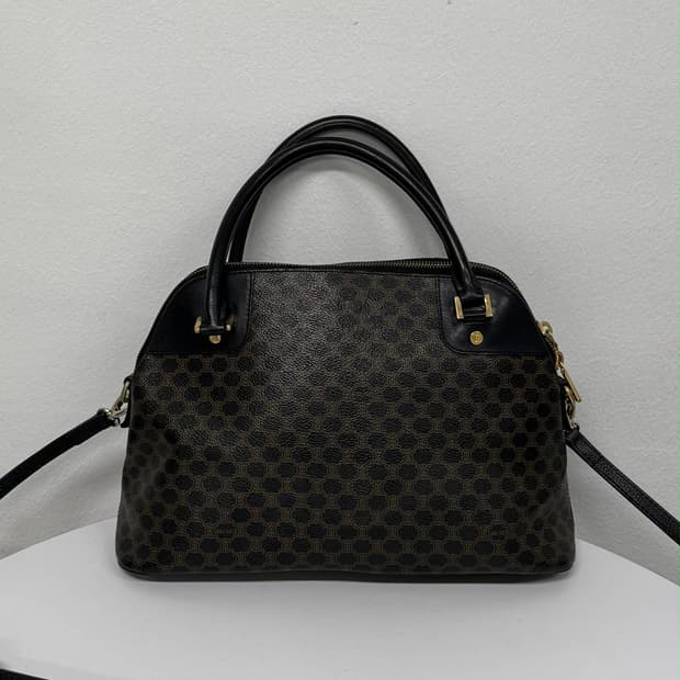 셀린느 빈티지 마카담 블라종 투웨이 숄더 토트백