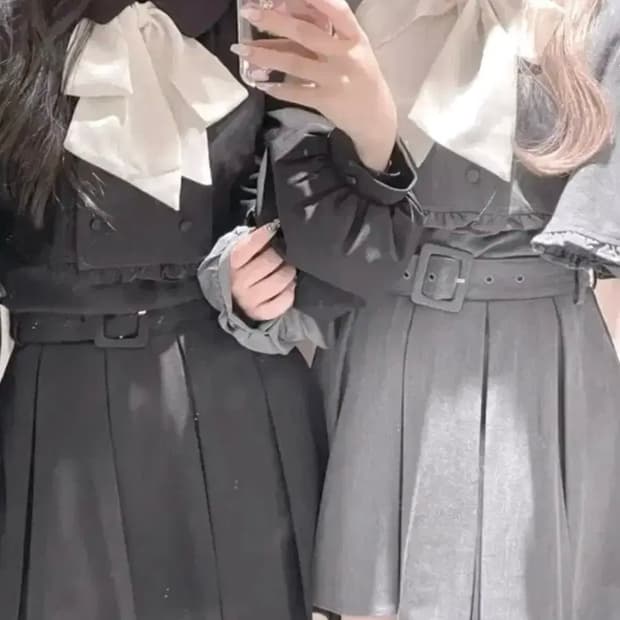 버블즈 케이프 리본 셋업