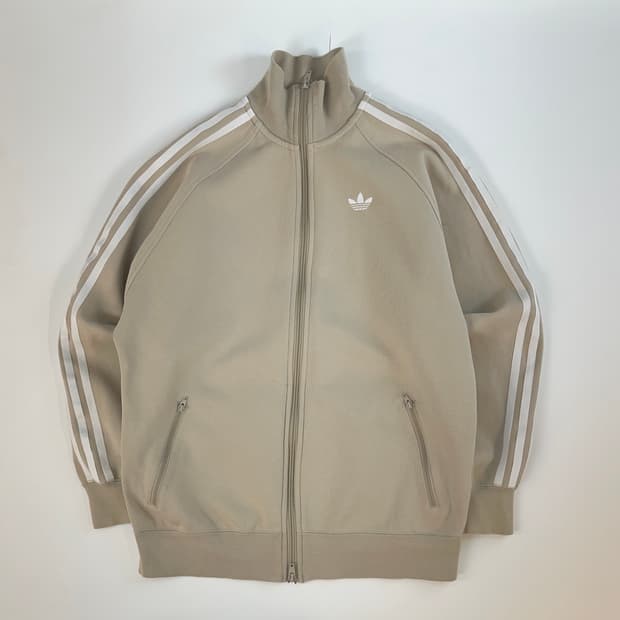 아디다스 애쉬브라운 져지 트랙탑 xs