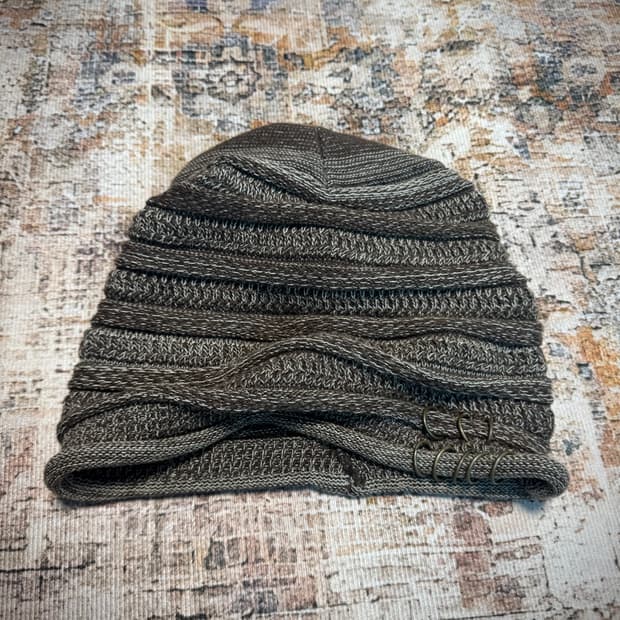 00s Vintage Ring Knit Beanie