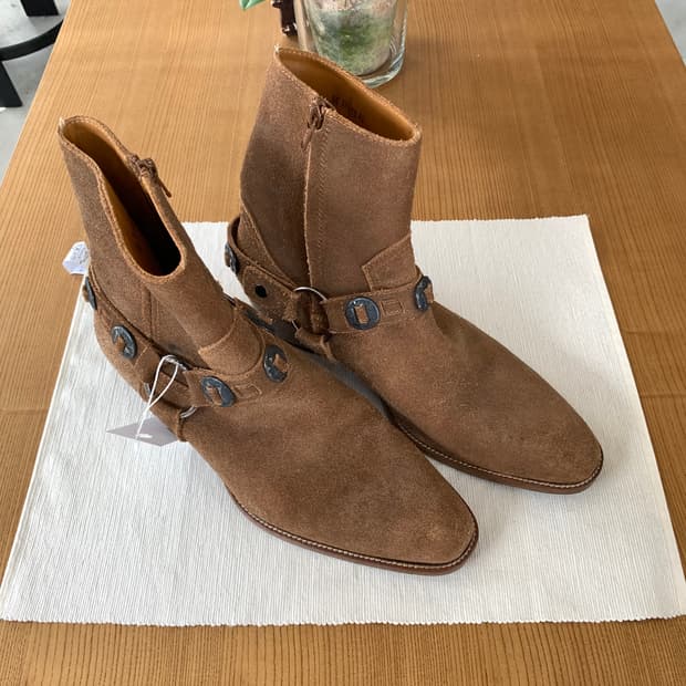 Saint Laurent 생로랑 와이어트 하네스 웨스턴 부츠