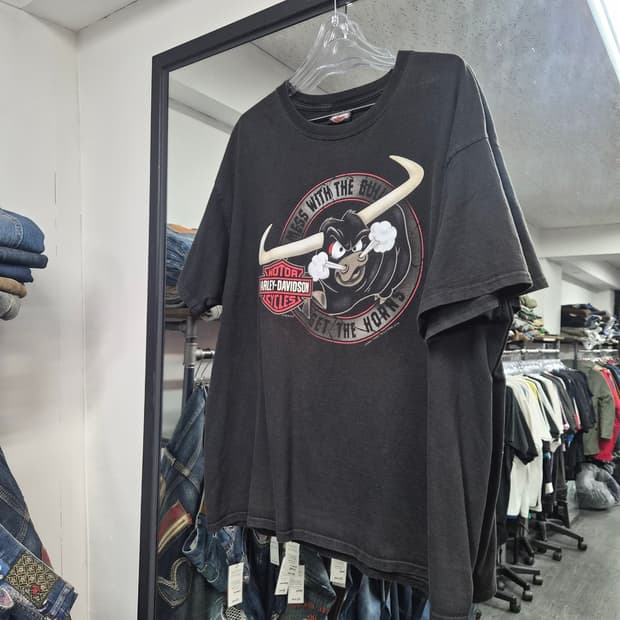 Harley Davidson x Looney Tunes 반팔티
