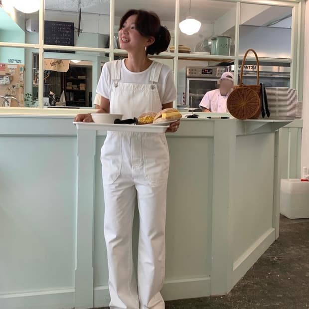 유라고 Voyage cotton overall+와플티셔츠 [피버착용]