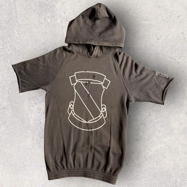 넘버나인 AW01 Shield Short sleeve Hoodi