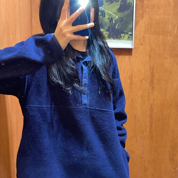 L.L.Bean 엘엘빈 플리스 반집업