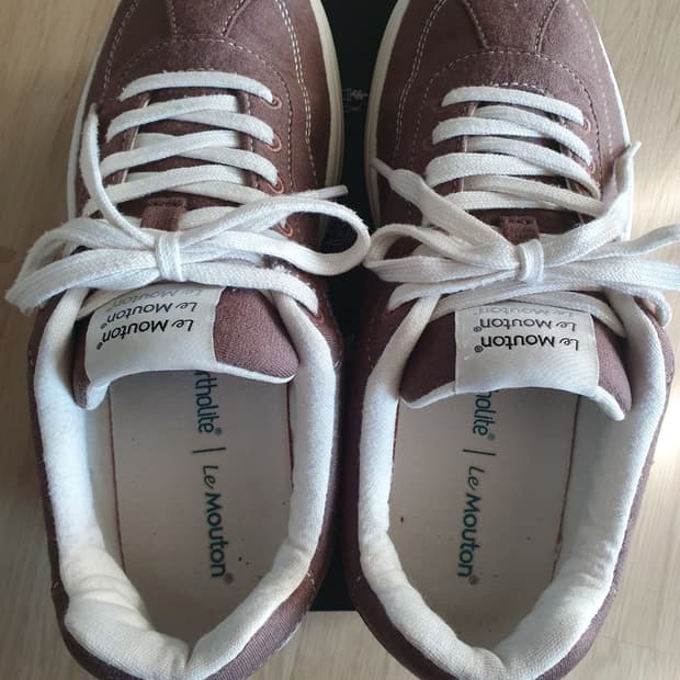 르무통 업 브라운 스니커즈 운동화 255mm