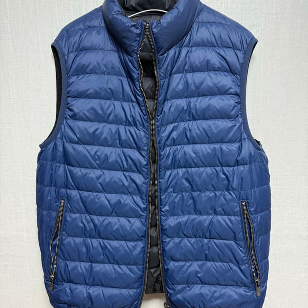 마시모두띠 다운 패딩 베스트 조끼 (양면, 리버시블)