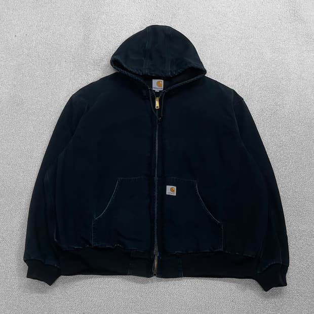 칼하트 Carhartt j131 액티브 후드 자켓 블랙