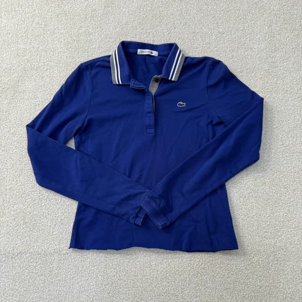 [34] 라코스테 여성 카라 긴팔티셔츠 0115T1