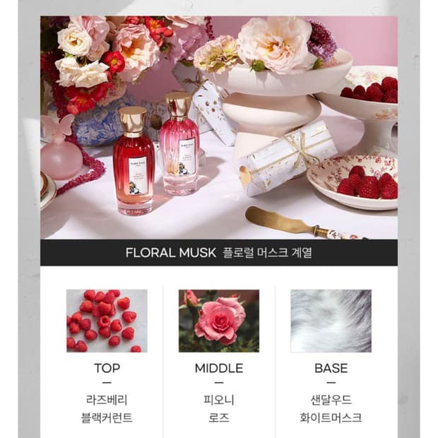 장미 정원의 향기 구딸파리 로즈 폼퐁 오드퍼퓸 50ml