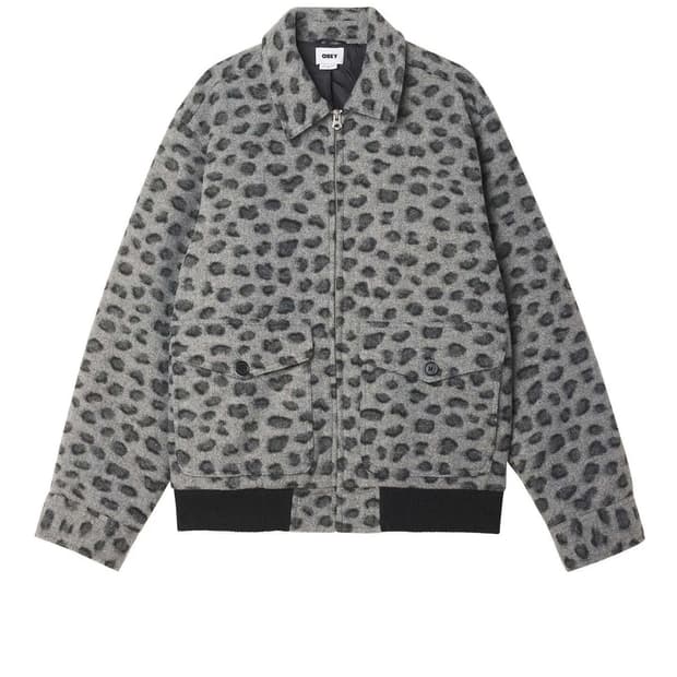 오베이 레오파드 자켓 M