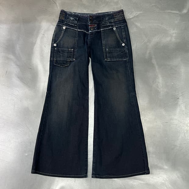  마리떼 프랑소와저버 플레어 데님 팬츠 y14599