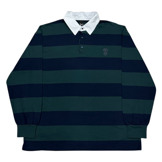 LEEY 와이이이엘 폴로 롱슬리브 카라티 그린