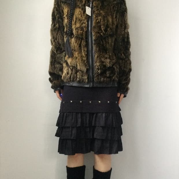 Rabbit fur jacket