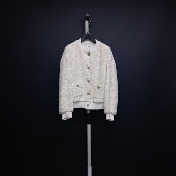 타임 TIME 춘추 트위드자켓 44-66