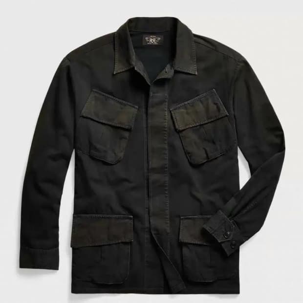 RRL 정글 퍼티그 립스탑 자켓 L