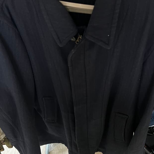 [M]요지 야마모토 네이비 울 코트