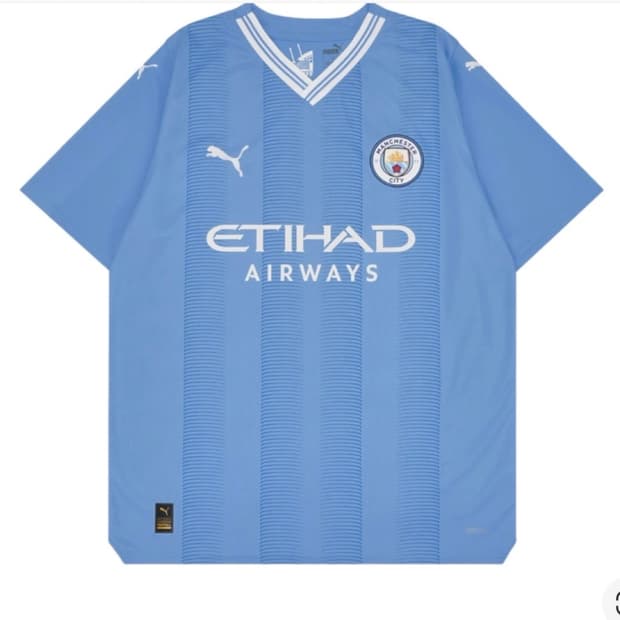 맨시티 유니폼 xl 2번 입음 