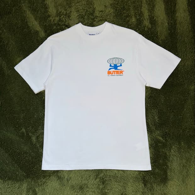 [M] 버터굿즈 22AW All Terrain 티셔츠 화이트