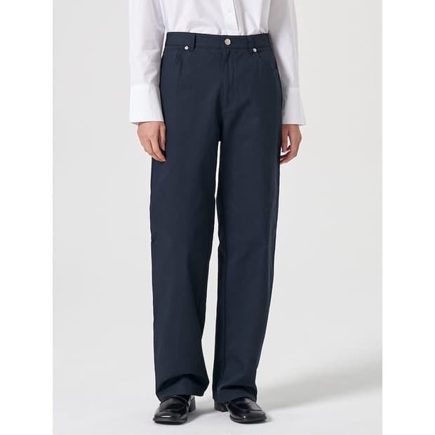 에잇세컨즈 네이비 스트레이트 팬츠 067 사이즈