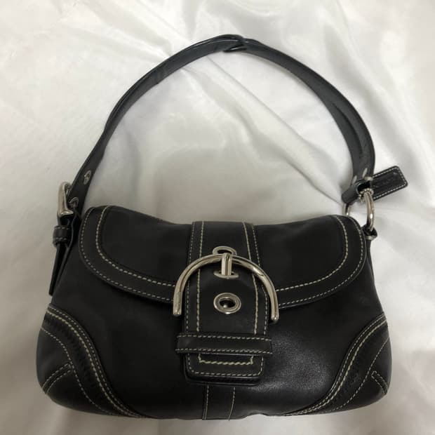 Coach soho leather shoulder bag