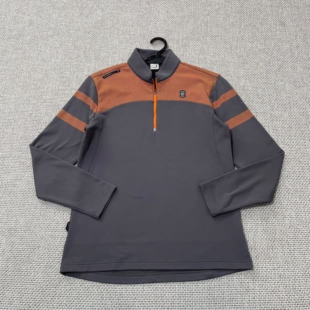 와이드앵글  골프 기모 반집업 6452