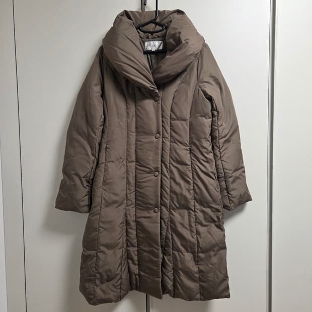 Peca 재팬 덕 다운 롱 패딩코트 M-L