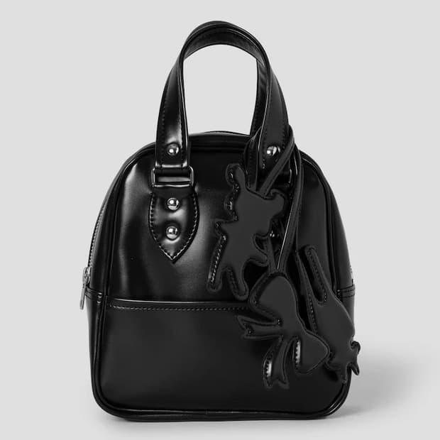 꼼데가르송 걸 25fw 멀티 참 토트백/블랙