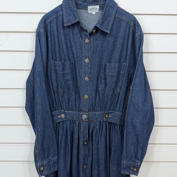 emi+ 데님 원피스