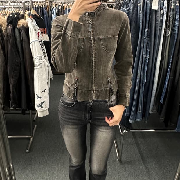 F)일본 빈티지 데님집업