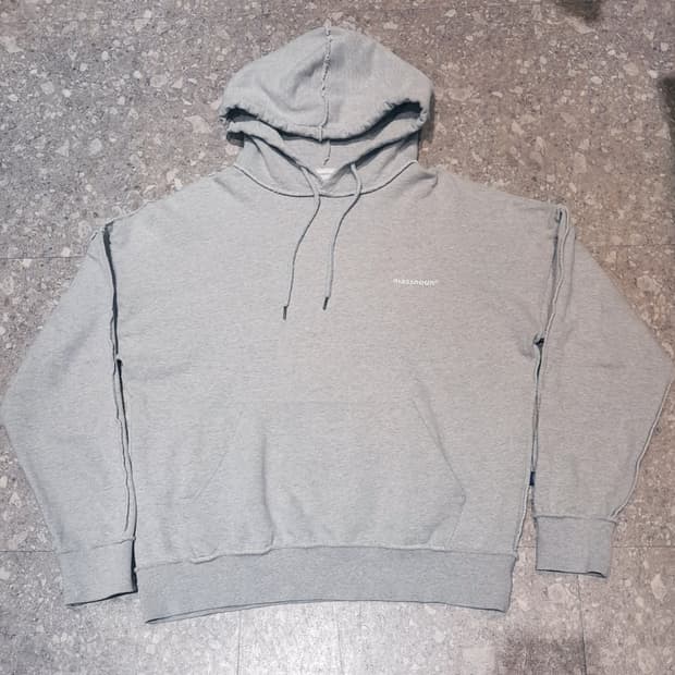 💥매스노운 드롭숄더 후드 그레이 (L)
