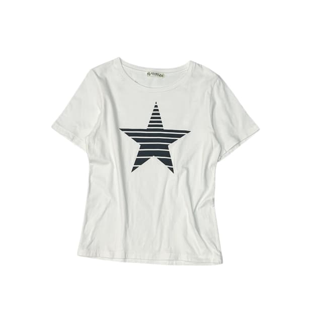 Beams Heart Star Print T-Shirt